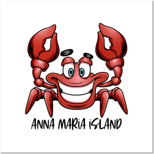 Anna Maria Island Florida Beach Crab Posters and Art